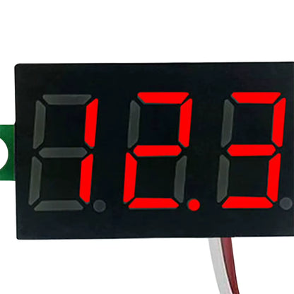 Mini Digital Voltmeter LED rot - 2-adrig (3V-30V)