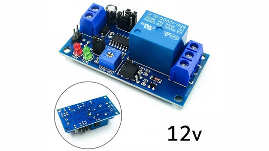 12V DC Zeitrelais – Verzögerungsrelais - bis 60 Min einstellbar